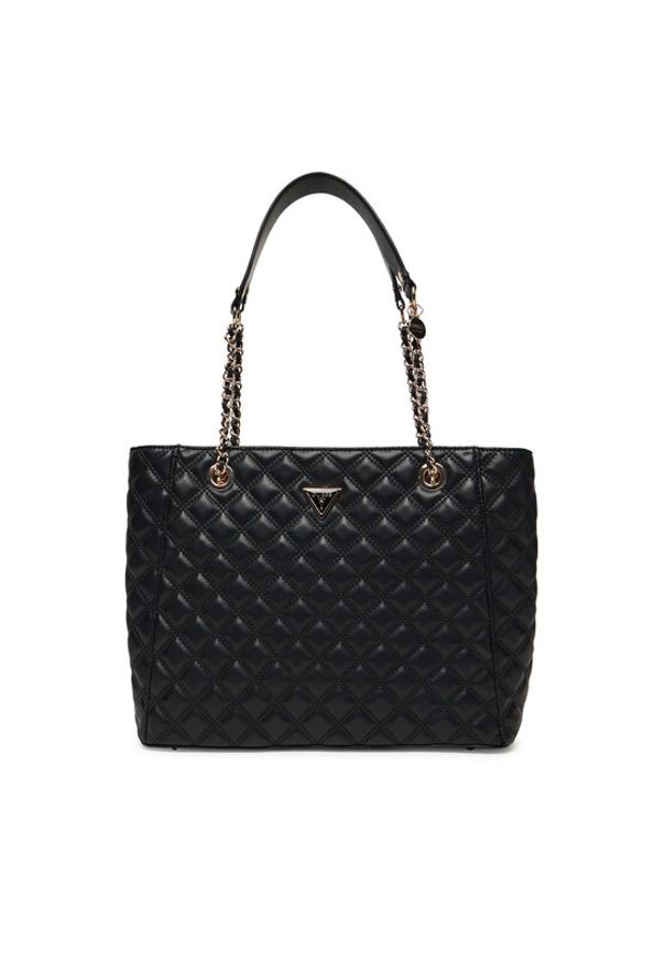 Guess Torebka Giully II HWQG96 73240 Czarny. Kolor: czarny. Materiał: skórzane