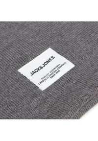 Jack & Jones - Jack&Jones Czapka Jaclong 12150627 Szary. Kolor: szary. Materiał: materiał #3