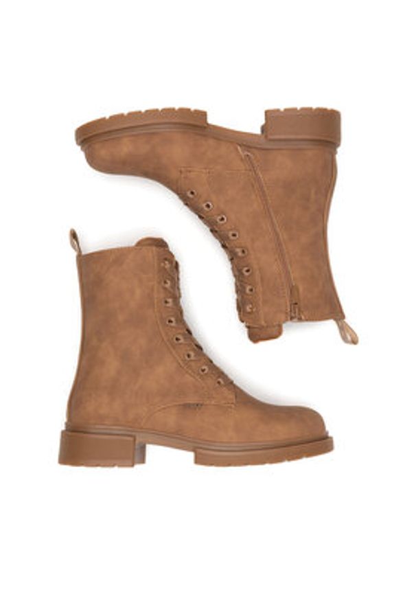 MEXX Botki MI001712343W Brązowy. Kolor: brązowy. Materiał: materiał