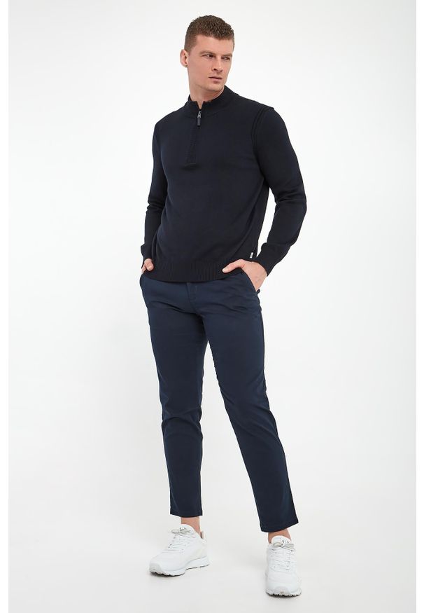 Sweter męski z wełną Steffen BRAX. Materiał: wełna