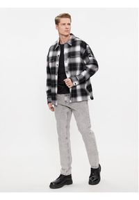 Calvin Klein Jeans Koszula Check Shirt J30J324611 Czarny Regular Fit. Kolor: czarny. Materiał: bawełna #6