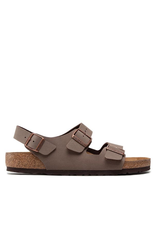Birkenstock Sandały Milano Bs 0634501 Brązowy. Kolor: brązowy. Materiał: skóra