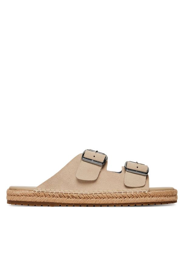 TOMMY HILFIGER - Espadryle Tommy Hilfiger. Kolor: beżowy