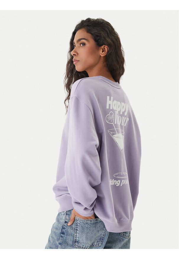 Hugo - HUGO Bluza Classic 50560782 Fioletowy Relaxed Fit. Kolor: fioletowy. Materiał: bawełna