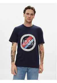 Jack & Jones - Jack&Jones Komplet 2 t-shirtów Loyd & Loof 12256960 Czarny Standard Fit. Kolor: czarny. Materiał: bawełna