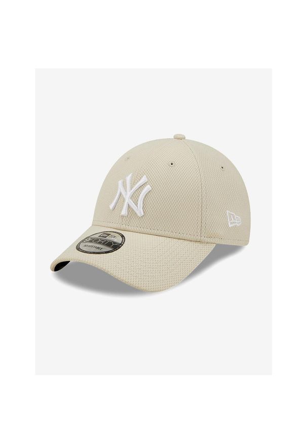 Czapka New Era Ny Yankees, Dla obu płci. Kolor: beżowy. Materiał: poliester, materiał