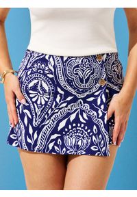 Sinsay - Spódnico-spodenki w stylu boho z wiskozą - granatowy. Kolor: niebieski. Materiał: wiskoza. Styl: boho