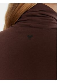 Weekend Max Mara Golf Multif 2525946022 Brązowy Slim Fit. Typ kołnierza: golf. Kolor: brązowy. Materiał: wiskoza #3