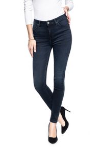 Lee - SPODNIE DAMSKIE LEE SKINNY HIGH WAIST SCARLETT HIGH WORN EBONY L626PHQS 112114304. Stan: podwyższony #5