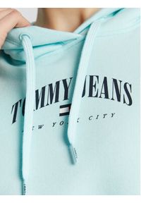 Tommy Jeans Bluza Essential Logo DW0DW14852 Niebieski Relaxed Fit. Kolor: niebieski. Materiał: bawełna, syntetyk #5