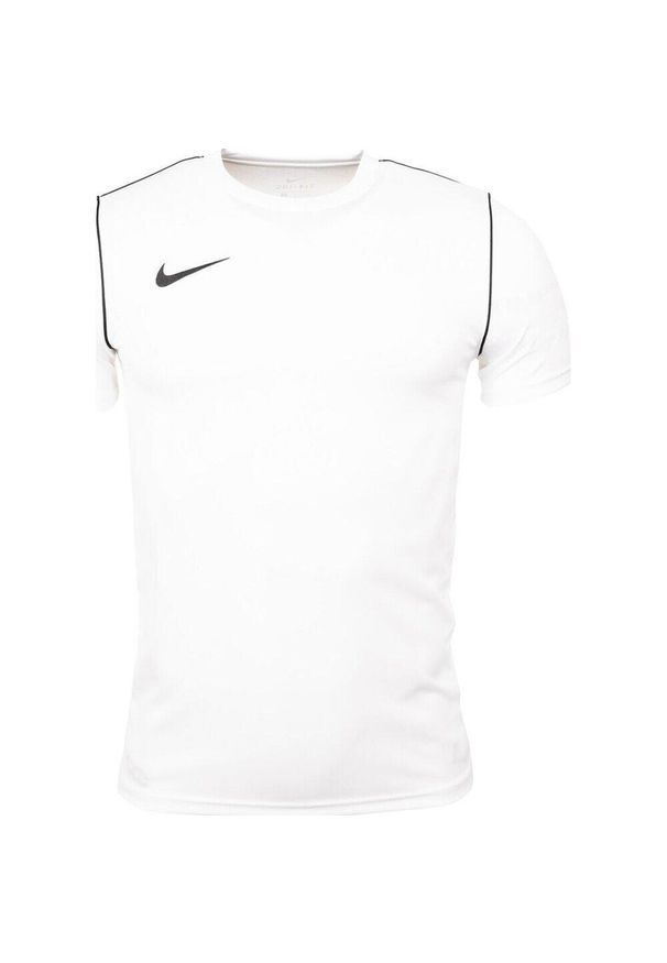 Koszulka sportowa dla dzieci Nike Dri Fit Park. Kolor: biały. Technologia: Dri-Fit (Nike)