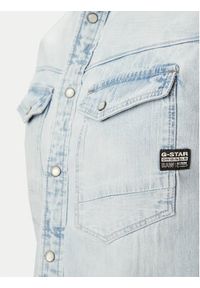 G-Star RAW - G-Star Raw Koszula jeansowa Dakota D23616-D252 Niebieski Regular Fit. Kolor: niebieski. Materiał: jeans #5