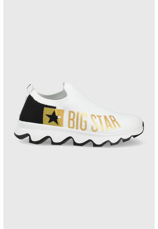 Big-Star - Big Star buty kolor biały. Zapięcie: sznurówki. Kolor: biały. Materiał: guma