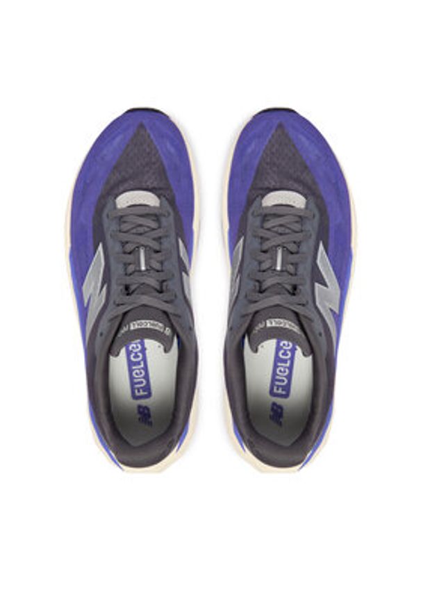 New Balance Buty do biegania FuelCell Rebel v5 MFCX4KU Niebieski. Kolor: niebieski. Materiał: materiał