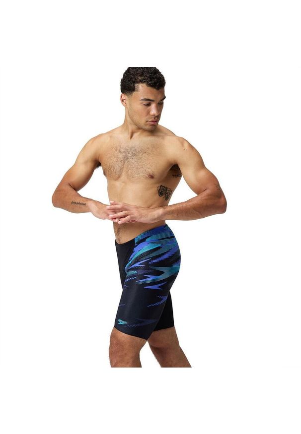 Kąpielówki męskie spodenki kąpielowe Speedo Hyperboom. Kolor: czarny, niebieski, wielokolorowy