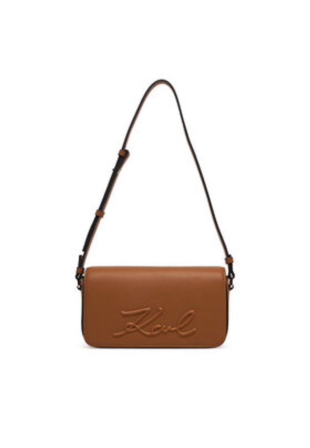 Karl Lagerfeld - KARL LAGERFELD Torebka B2W30222 Brązowy. Kolor: brązowy. Materiał: skórzane