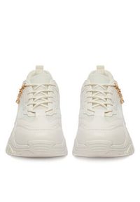 DeeZee Sneakersy NF142 Beżowy. Kolor: beżowy. Materiał: skóra