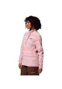columbia - Polar turystyczny damski Benton Springs Full Zip Fleece. Kolor: różowy. Materiał: poliester