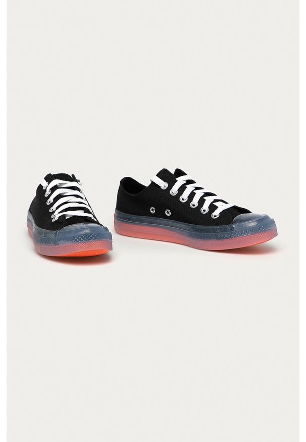 Converse - Tenisówki. Nosek buta: okrągły. Zapięcie: sznurówki. Kolor: czarny. Materiał: guma
