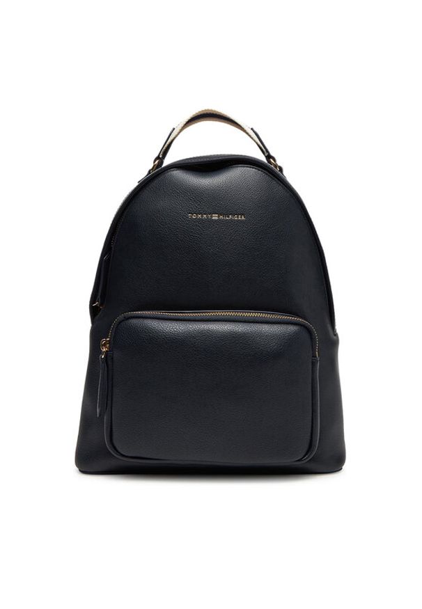 TOMMY HILFIGER - Tommy Hilfiger Plecak AW0AW17471 Granatowy. Kolor: niebieski. Materiał: skóra
