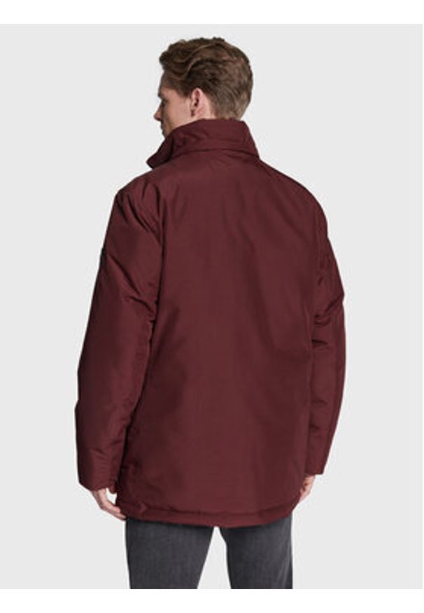 BOSS - Boss Kurtka zimowa Osiass 50477966 Bordowy Regular Fit. Kolor: czerwony. Materiał: syntetyk. Sezon: zima