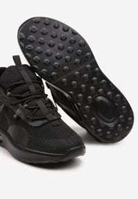 Born2be - Czarne Sznurowane Buty Sportowe Sneakersy z Podeszwą Typu Air Risanda. Zapięcie: sznurówki. Kolor: czarny #3