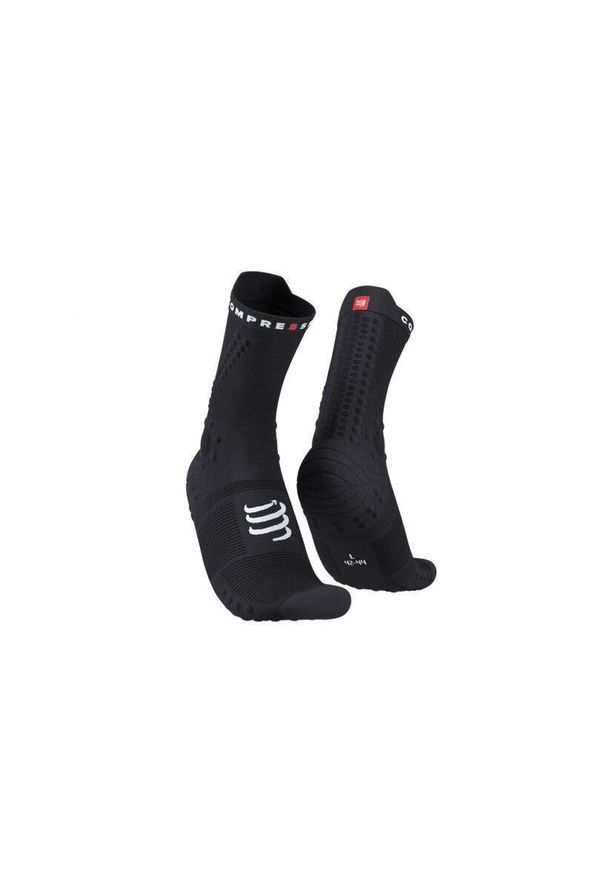 Skarpety biegowe Compressport Pro Racing Socks v4.0 Trail. Kolor: biały, wielokolorowy, czarny