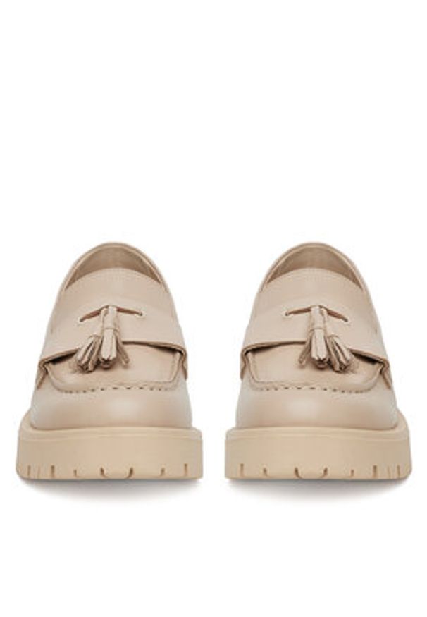 Sergio Bardi Loafersy ARC-F1091-05SB Beżowy. Kolor: beżowy. Materiał: skóra