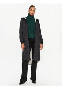 only - ONLY Płaszcz zimowy 15295389 Czarny Regular Fit. Kolor: czarny. Materiał: syntetyk. Sezon: zima