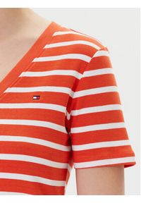 TOMMY HILFIGER - Tommy Hilfiger T-Shirt New Cody WW0WW40584 Pomarańczowy Slim Fit. Kolor: pomarańczowy #4