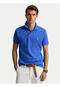 Polo Ralph Lauren Polo 710536856514 Niebieski Regular Fit. Typ kołnierza: polo. Kolor: niebieski. Materiał: bawełna #1