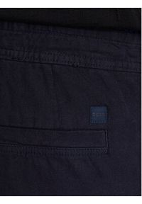 BOSS - Boss Spodnie materiałowe 50488632 Granatowy Regular Fit. Kolor: niebieski. Materiał: materiał, bawełna