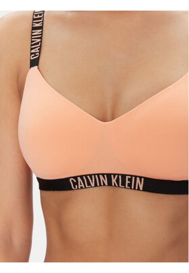 Calvin Klein Underwear Biustonosz bezfiszbinowy 000QF7659E Różowy. Kolor: różowy. Materiał: syntetyk