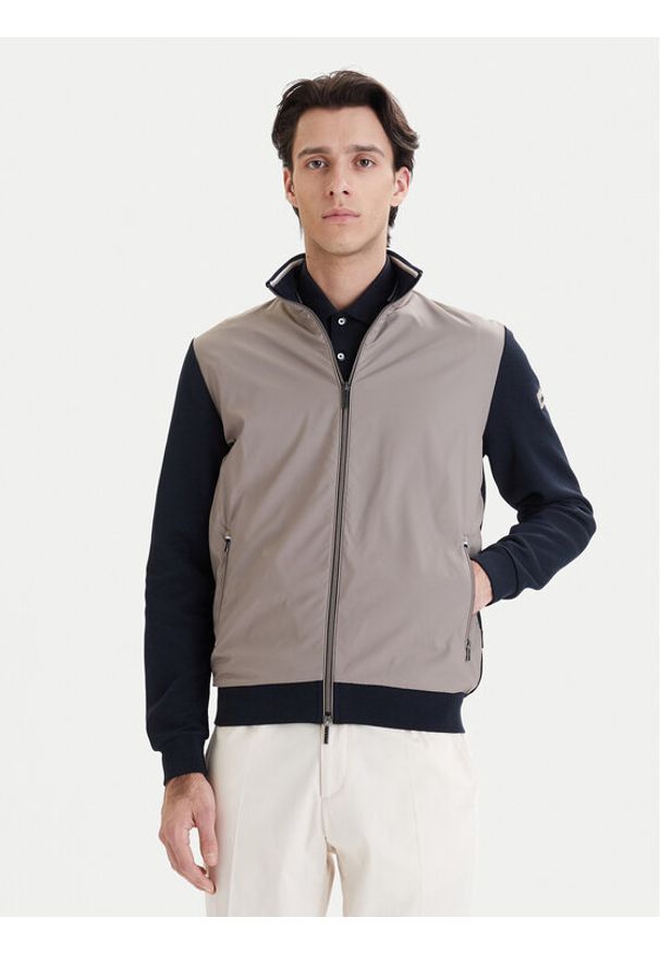 Bugatti Kurtka przejściowa 8750-15172E Beżowy Regular Fit. Kolor: beżowy. Materiał: bawełna