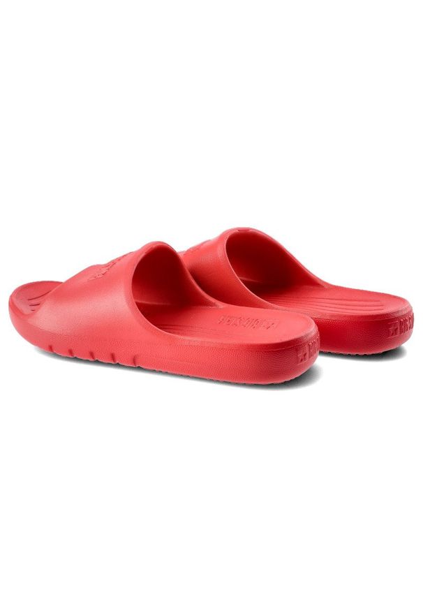 Big-Star - Klapki damskie Big Star, wykonane z lekkiego materiału syntetycznego z jednolitą konstrukcją szerokim paskiem na przodzie oraz profilowaną podeszwą,. Kolor: czerwony. Materiał: syntetyk, materiał. Wzór: jednolity. Styl: wakacyjny, elegancki