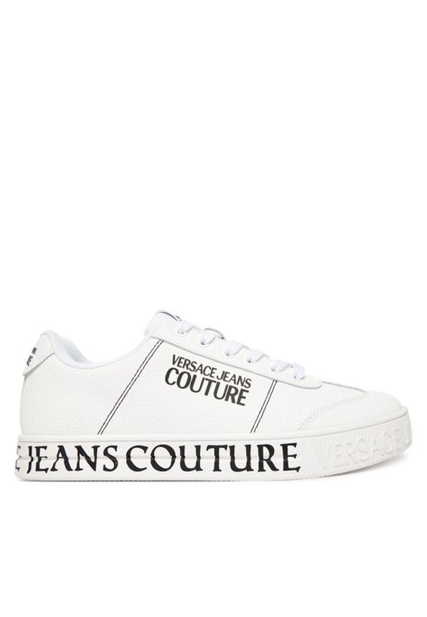 Versace Jeans Couture Sneakersy 79YA3SK6 Biały. Kolor: biały. Materiał: skóra