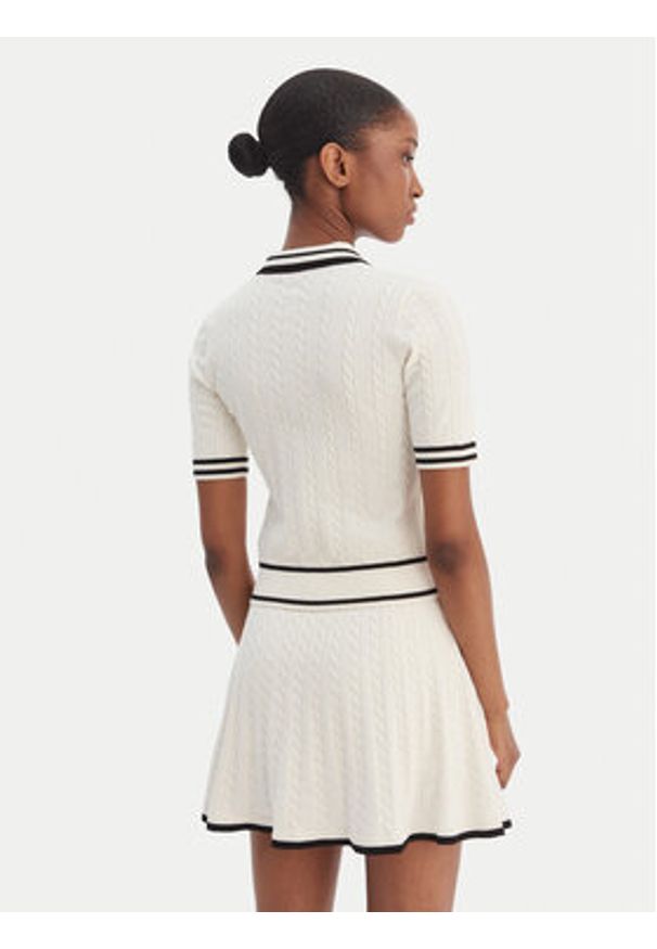 Guess Kardigan V6RR02 Z4652 Écru Regular Fit. Materiał: syntetyk