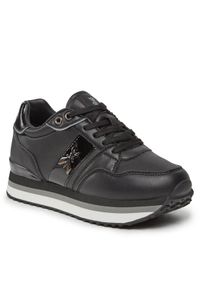 Patrizia Pepe Sneakersy PPJ765.01 M Czarny. Kolor: czarny. Materiał: skóra
