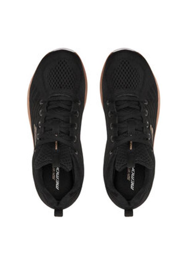 skechers - Skechers Sneakersy 12615/BKGD Czarny. Kolor: czarny. Materiał: materiał
