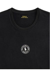 Polo Ralph Lauren T-Shirt 714P01951001 Czarny Slim Fit. Typ kołnierza: polo. Kolor: czarny. Materiał: wiskoza #3