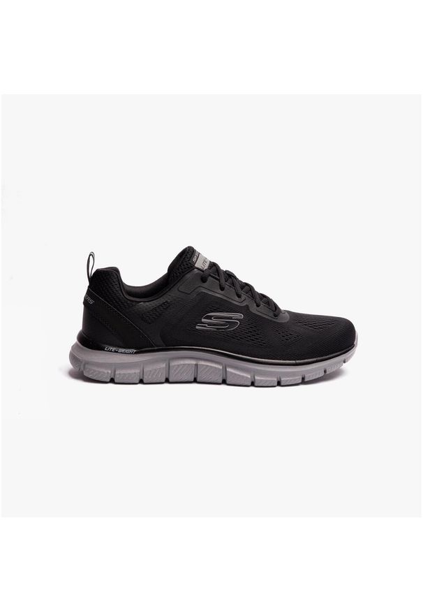skechers - Buty męskie SKECHERS Track Broadercharcoal. Kolor: czarny