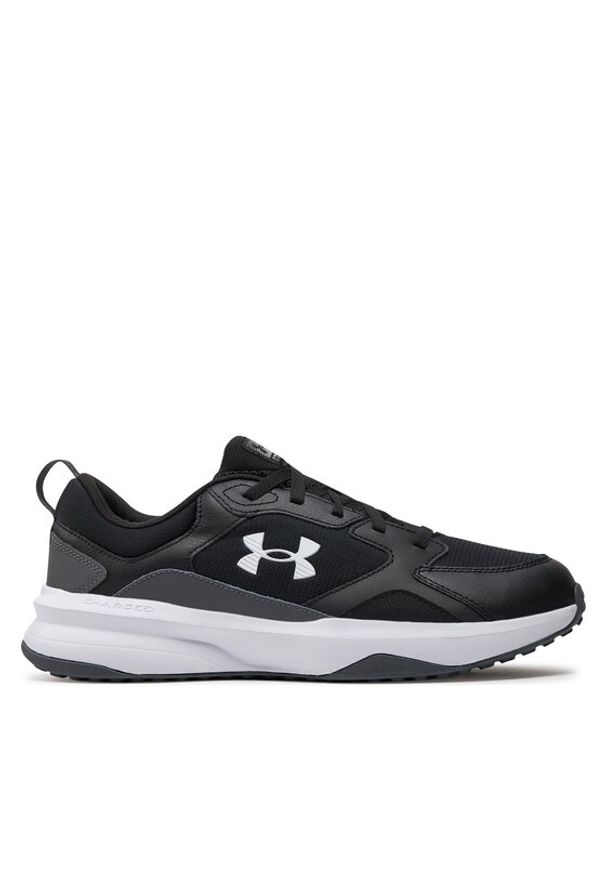 Under Armour Sneakersy Ua Charged Edge 3026727-003 Czarny. Kolor: czarny. Materiał: skóra