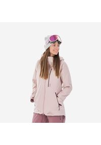 WEDZE - Kurtka narciarska damska Wedze FR500. Kolor: różowy. Materiał: materiał. Długość: długie. Sezon: zima. Sport: narciarstwo #1