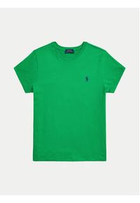 Polo Ralph Lauren T-Shirt 211898698032 Zielony Regular Fit. Typ kołnierza: polo. Kolor: zielony. Materiał: bawełna