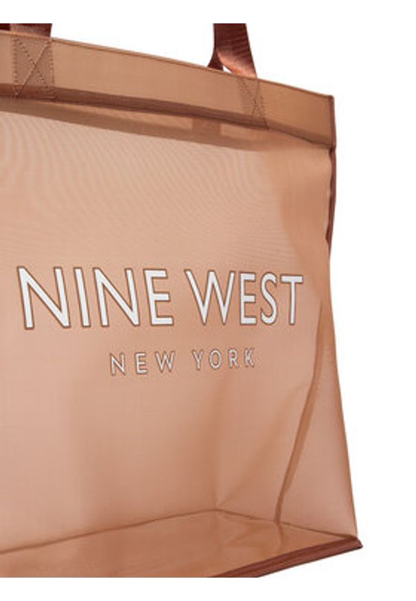 Nine West Torebka CEO-Eloura-LA374-4074 Brązowy. Kolor: brązowy