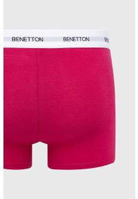 United Colors of Benetton bokserki męskie kolor różowy. Kolor: różowy. Materiał: bawełna. Długość: długie #2