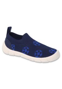 Befado obuwie dziecięce 102X013 niebieskie. Kolor: niebieski