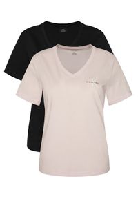 Calvin Klein Jeans Komplet t-shirtów LV047C906G Kolorowy Regular Fit. Materiał: bawełna. Wzór: kolorowy #1