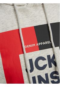 Jack & Jones - Jack&Jones Bluza Oscar 12235248 Szary Regular Fit. Kolor: szary. Materiał: bawełna #7