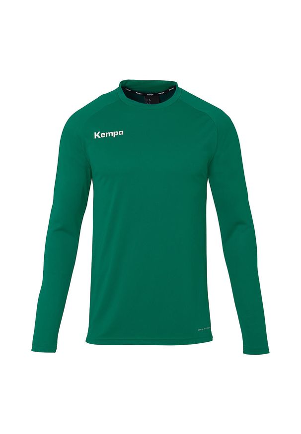 KEMPA - Dziecięca koszulka z długim rękawem Kempa Performance. Kolor: wielokolorowy, niebieski, czarny, zielony. Długość rękawa: długi rękaw. Długość: długie. Styl: młodzieżowy